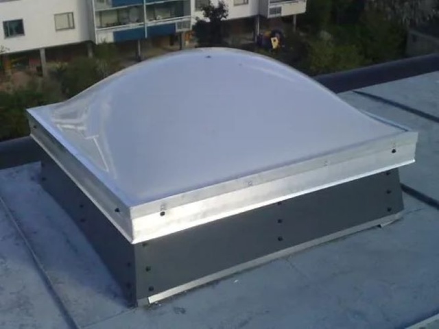 1407961-1 10 st helt nya välvda takkupoler , 4 skikts opal 2x1 m FVK-AL