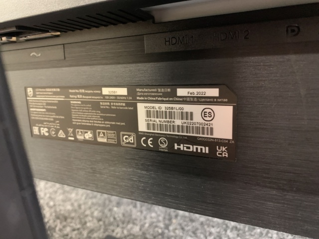 1414715-6 Datorskärm 32" Philips 325B1