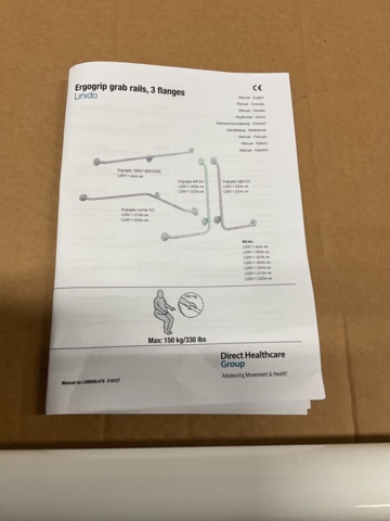 1406438-4 10 st stödräcken DHG Ergogrip 600x900mm