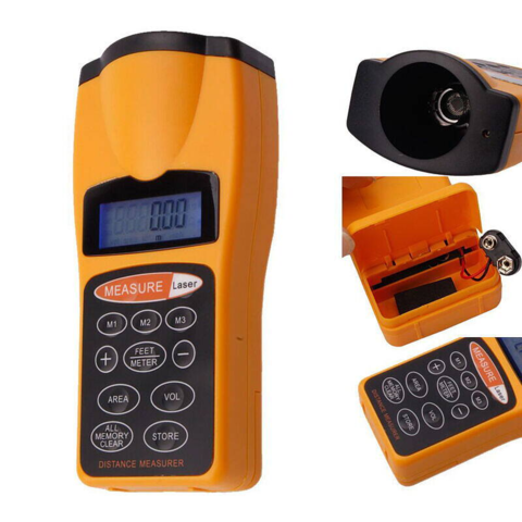 1414123-1 Digital distance meter with ultrasonic/laser
