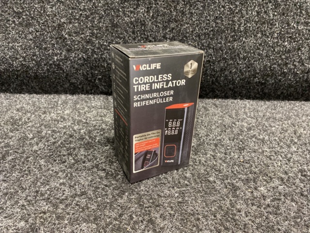 1414131-2 Däckpumpskompressor - trådlös och bärbar