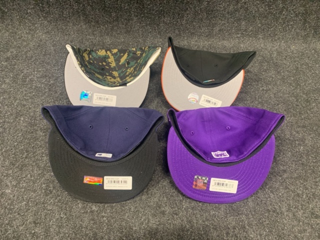 1414994-7 4 st Kepsar New Era, strl 7 1/2 (59,6 cm)