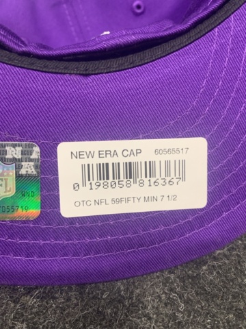 1414994-10 4 st Kepsar New Era, strl 7 1/2 (59,6 cm)