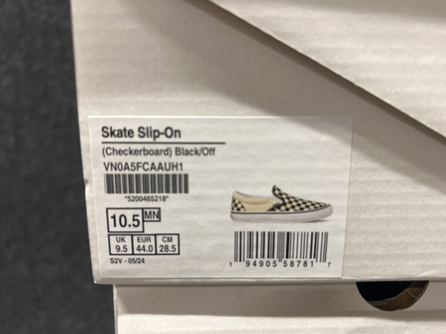 1415328-3 Skor Vans Skate Slip-On, Strl 44