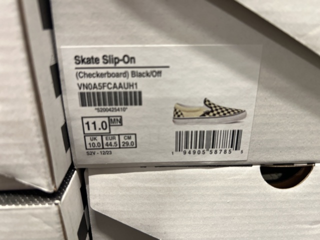 1415330-3 Skor Vans Skate Slip-On, Strl 44.5