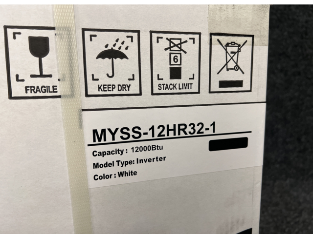 1415177-4 5 st Luftvärmepumpar 12000 BTU för nordiskt klimat