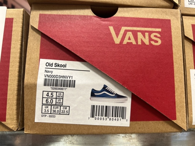 1415230-3 Skor Vans Old Skool, Strl 36