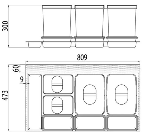 1415472-3 Waste sorting system