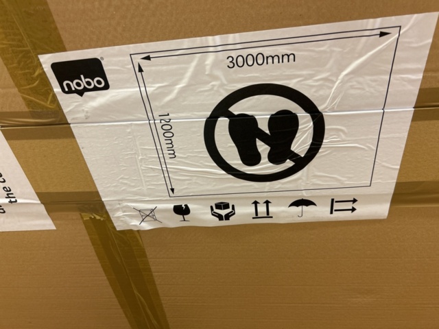 1378100-2 Väggmonterade whiteboardtavlor 2 st - Nobo