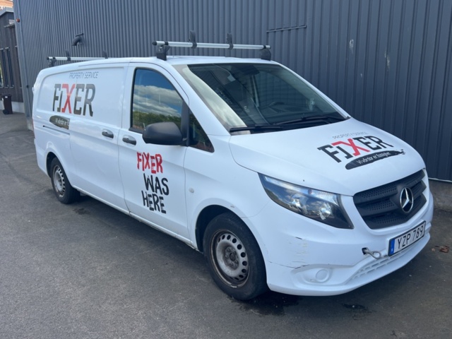 1351291-6 Mercedes-Benz Vito 111 CDI 2.8t Manuell, 114hk, -2018 (Reparationsobjekt)