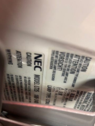 1367926-4 Projector NEC LT25