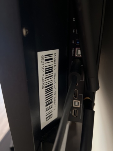 1384530-7 Touchskärm 75” - Clevertouch Impact 2