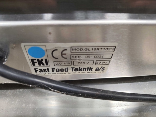 1415481-9 Korvvagn - FKI Fast Food Teknik, rostfritt stål, varm och kylförvaring