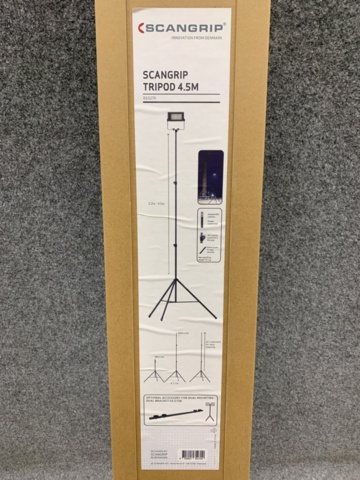 1415765-4 Stativ till arbetsbelysning Scangrip Tripod 2,2 -4,5m