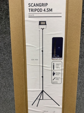 1415765-5 Stativ till arbetsbelysning Scangrip Tripod 2,2 -4,5m