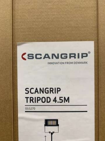 1415765-7 Stativ till arbetsbelysning Scangrip Tripod 2,2 -4,5m