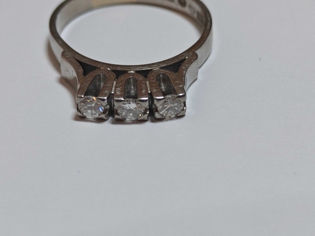 1400531-5 Ringar i vitguld 18K - 6 st