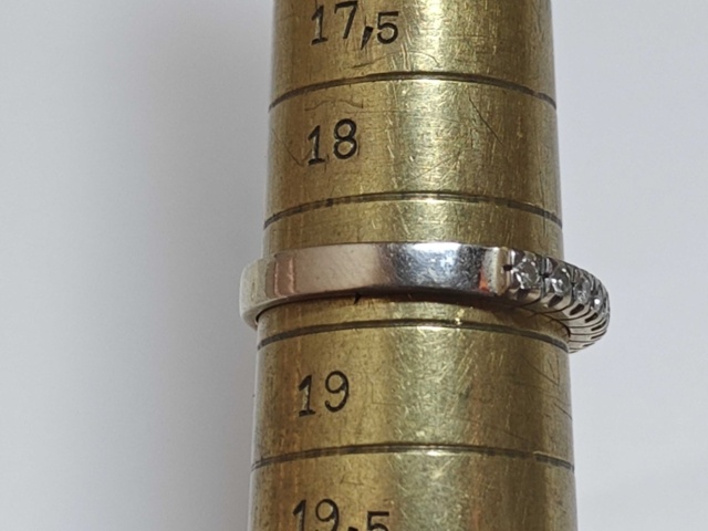 1400531-10 Ringar i vitguld 18K - 6 st