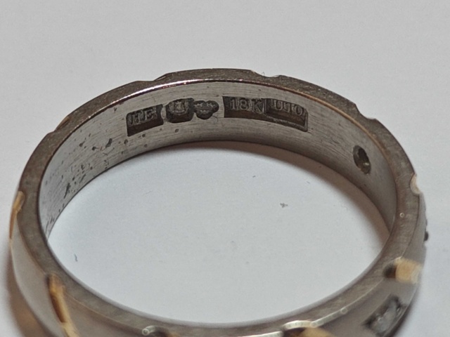 1400531-21 Ringar i vitguld 18K - 6 st