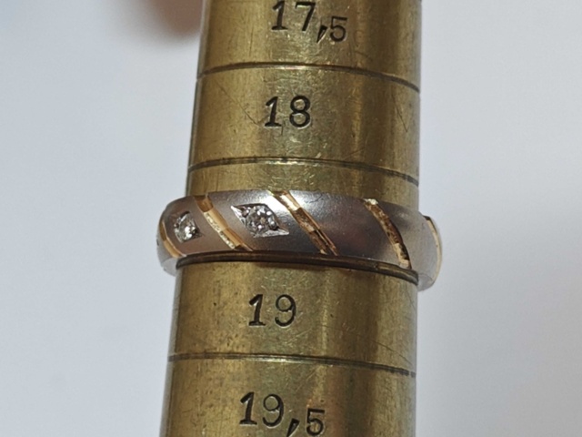 1400531-22 Ringar i vitguld 18K - 6 st