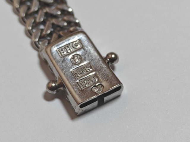 1400534-4 Armband vitguld 18K - 2 st