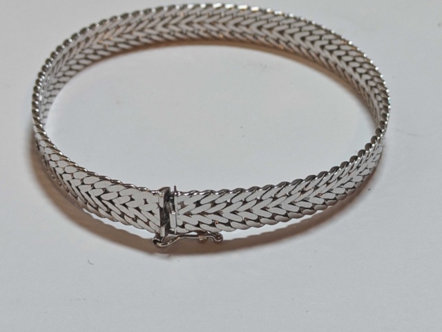 1400534-5 Armband vitguld 18K - 2 st