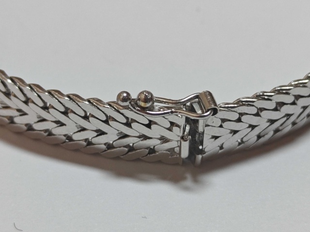 1400534-6 Armband vitguld 18K - 2 st