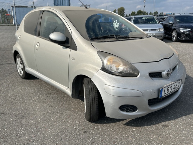 1383237-7 Toyota Aygo 5-dörrar 1.0 VVT-i MultiMode, 68hk, 2010