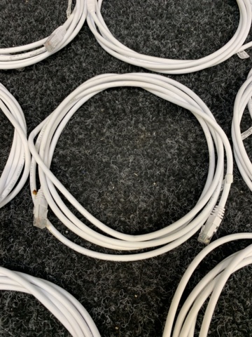 1414763-6 10 st nätverkskablar á 3m, Deltaco