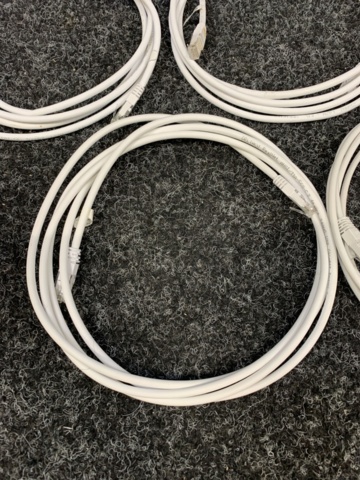 1414763-10 10 st nätverkskablar á 3m, Deltaco