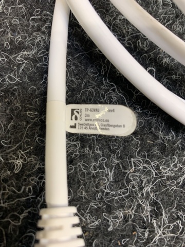 1414763-12 10 st nätverkskablar á 3m, Deltaco