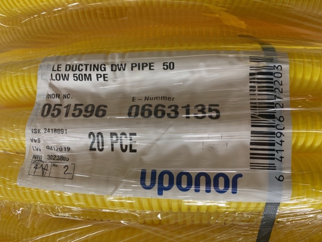 1415762-7 Kabelrör Uponor UDV-R 50/42 50m