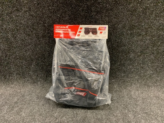 1415782-3 Verktygsbälte i nylon, 2 x hammarhållare & snäpplås, Tayg