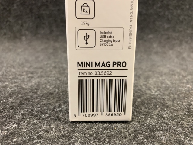 1416127-7 Handlampa Scangrip MINI MAG PRO, uppladdningsbar