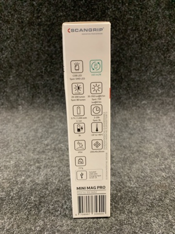 1416131-6 Handheld lamp Scangrip MINI MAG PRO, rechargeable