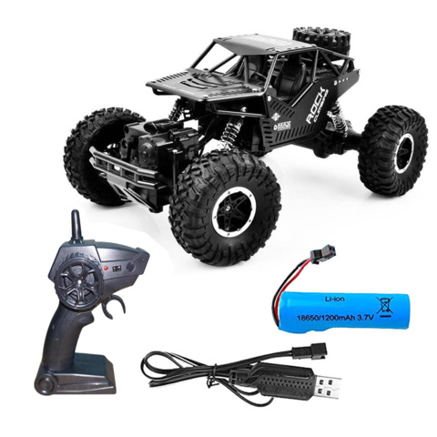 1416394-1 Radiostyrd Terrängklättrare Svart - Fri frakt