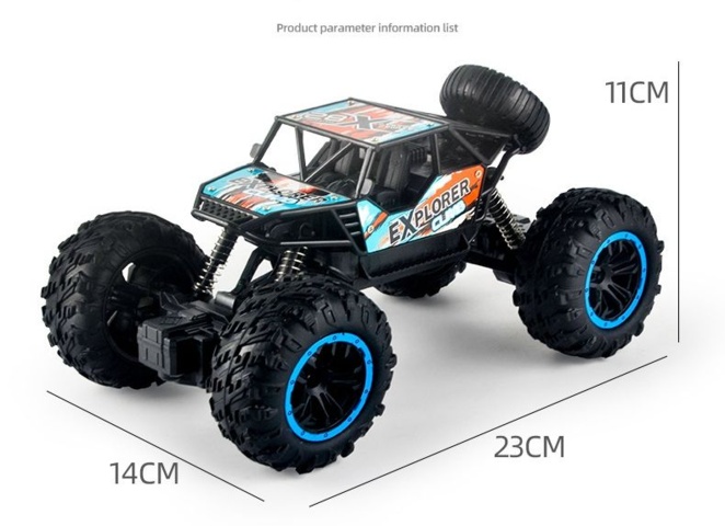 1416395-4 Radiostyrd Offroad Xtreme Blå - Fri frakt