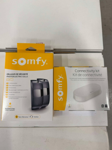 1416541-7 Grind 4m med motorstyrning, ink styrenhet , fotocellsats, nödbatteri & kodlås