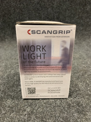 1415845-4 Arbetsbelysning Scangrip med BT högtalare Sound Led, laddbar