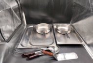 1415977 Stekpannor och köksredskap