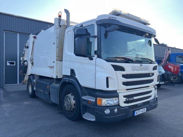 1338327-7 Sopbil Scania P340 4x2 9.3 CNG Automatisk, 340hk, -2018