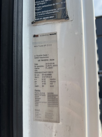 1351308-32 Dragbil MAN TGX 28.500 6X2-2 BLS Automat, -2019