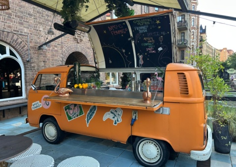 Avyttring ombyggd Volkswagen folkabuss - Foodtruck/Bar