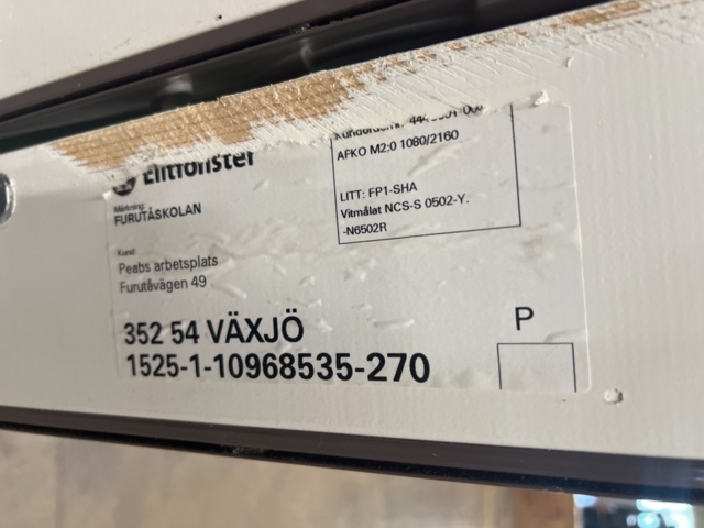 1417391-7 6 st Elitfönster 1080/2160