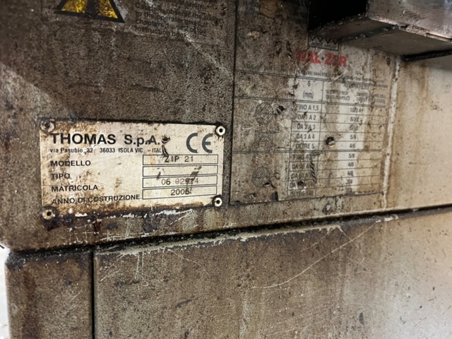 1417449-5 Metal band saw for cutting profiles - Thomas ZIP 21 -2006