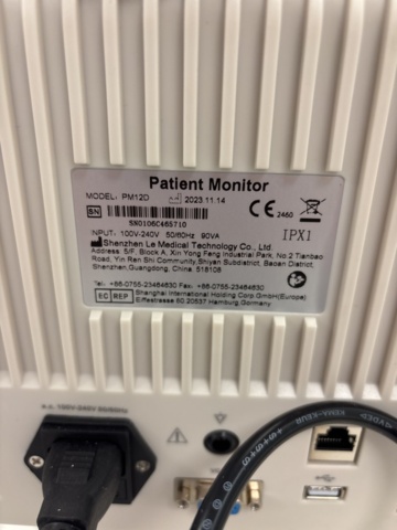 1409186-7 Patient monitor - Shenzhen Le Medical Technology