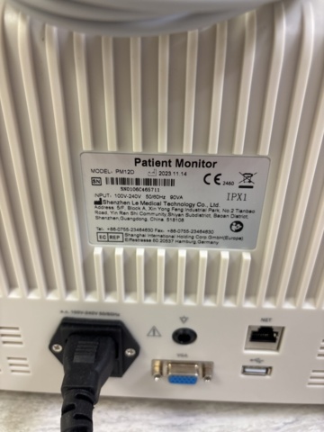 1409197-8 Patient monitor - Shenzhen Le Medical Technology