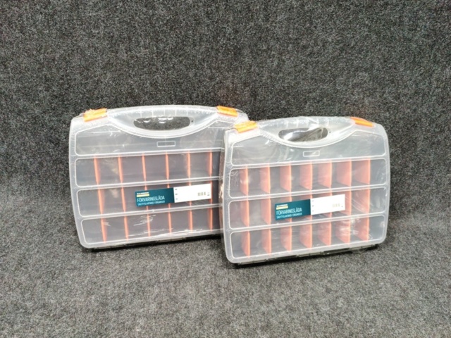 1418051-1 2 st Förvaringslådor, Malmbergs