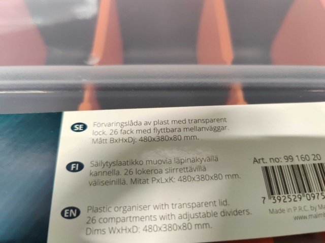 1418051-4 2 st Förvaringslådor, Malmbergs