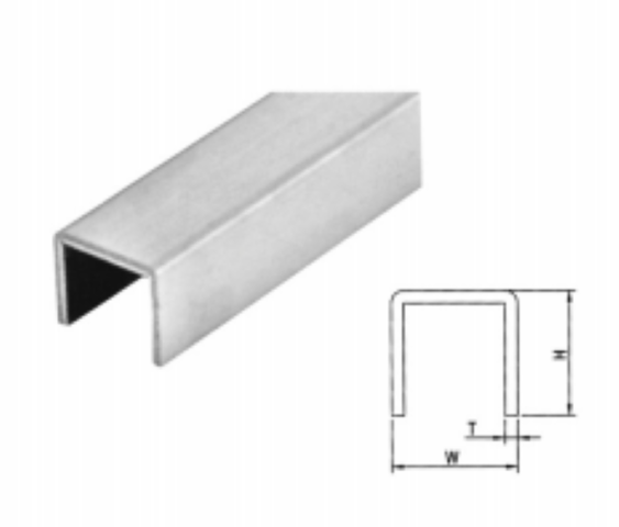 1418234-6 Stolpfritt glasräcke 6 meter